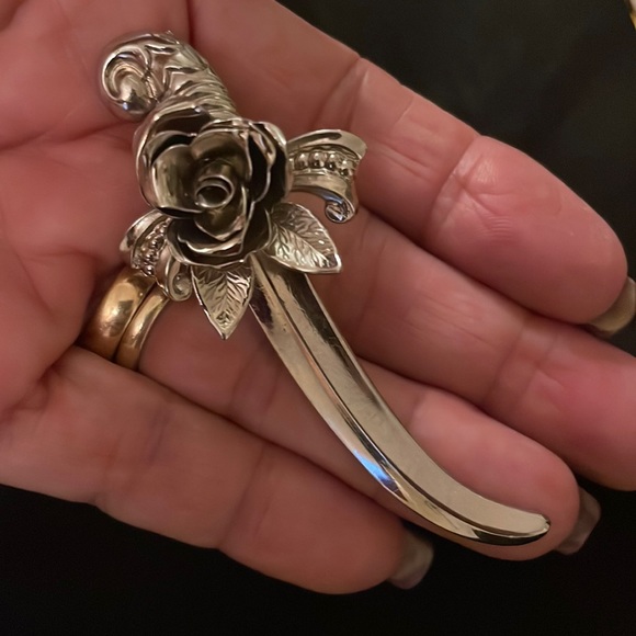 Coro Jewelry - Vintage 1950’s Signed Coro Sword “EYE CATCHER”